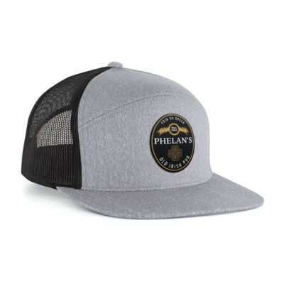 Heather 6-Panel Arch Trucker Snapback Cap Thumbnail