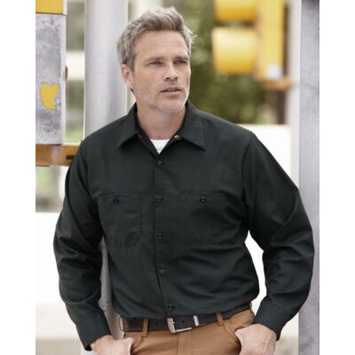 Men's Industrial Long Sleeve Work Shirt Thumbnail