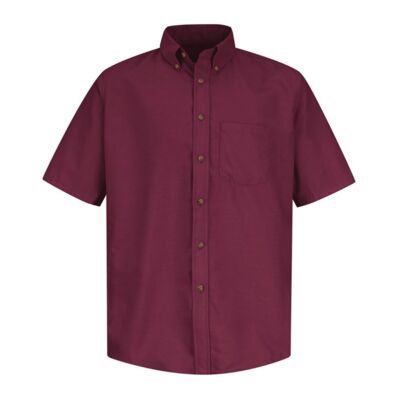 Men's Tall Poplin Short Sleeve Dress Shirt Thumbnail