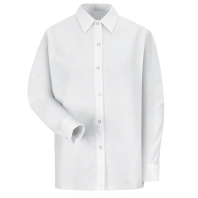 Women's Long Sleeve Specialized Pocketless Poplin Work Shirt Thumbnail