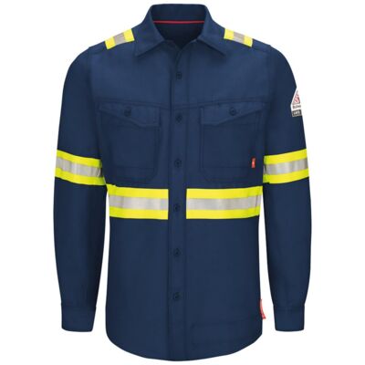 Men's Tall iQ Series® Endurance Enhanced-Vis Work Shirt Thumbnail