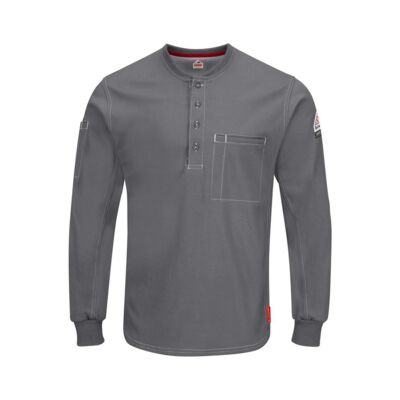 Men's iQ Series® Plus Long Sleeve Henley Thumbnail