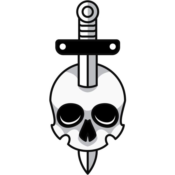 Elements Skull logo template 07 Thumbnail