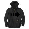 Rain Defender ® Paxton Heavyweight Hooded Zip Front Sweatshirt Thumbnail