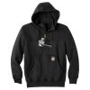 Rain Defender ® Paxton Heavyweight Hooded Zip Mock Sweatshirt Thumbnail