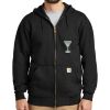 Midweight Hooded Zip Front Sweatshirt Thumbnail