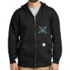 Midweight Hooded Zip Front Sweatshirt Thumbnail