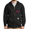 Midweight Hooded Zip Front Sweatshirt Thumbnail
