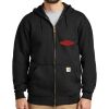 Midweight Hooded Zip Front Sweatshirt Thumbnail