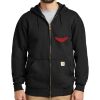 Midweight Hooded Zip Front Sweatshirt Thumbnail