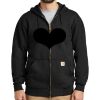 Midweight Hooded Zip Front Sweatshirt Thumbnail