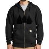 Midweight Hooded Zip Front Sweatshirt Thumbnail