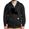 Midweight Hooded Zip Front Sweatshirt Thumbnail