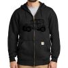 Midweight Hooded Zip Front Sweatshirt Thumbnail