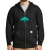 Midweight Hooded Zip Front Sweatshirt Thumbnail