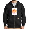 Midweight Hooded Zip Front Sweatshirt Thumbnail