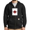 Midweight Hooded Zip Front Sweatshirt Thumbnail