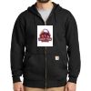 Midweight Hooded Zip Front Sweatshirt Thumbnail