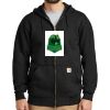 Midweight Hooded Zip Front Sweatshirt Thumbnail