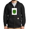 Midweight Hooded Zip Front Sweatshirt Thumbnail