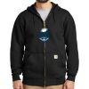 Midweight Hooded Zip Front Sweatshirt Thumbnail