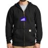 Midweight Hooded Zip Front Sweatshirt Thumbnail