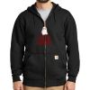 Midweight Hooded Zip Front Sweatshirt Thumbnail