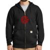 Midweight Hooded Zip Front Sweatshirt Thumbnail