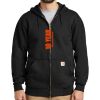 Midweight Hooded Zip Front Sweatshirt Thumbnail