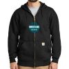 Midweight Hooded Zip Front Sweatshirt Thumbnail