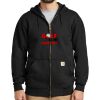 Midweight Hooded Zip Front Sweatshirt Thumbnail