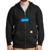 Midweight Hooded Zip Front Sweatshirt Thumbnail