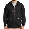 Midweight Hooded Zip Front Sweatshirt Thumbnail