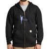 Midweight Hooded Zip Front Sweatshirt Thumbnail