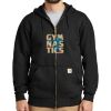 Midweight Hooded Zip Front Sweatshirt Thumbnail